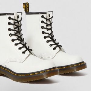 Dr. Martens 1460 White Boots Women Size 10 New Without Box